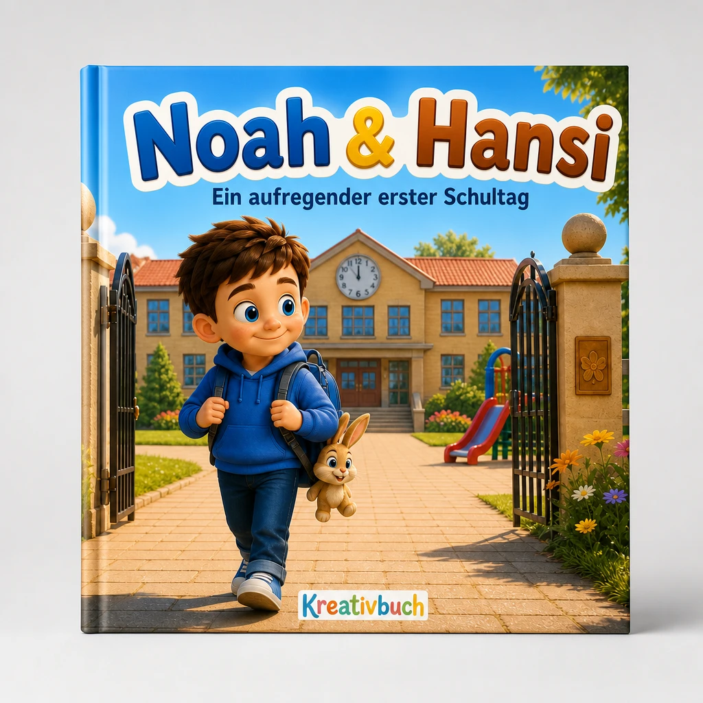 Noahs Geschichte - personalisiertes Kinderbuch im Thema Schule & Einschulung