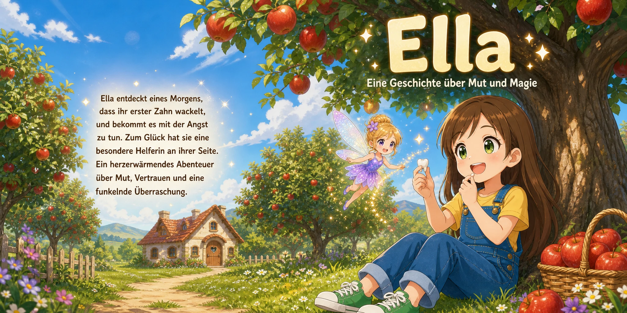 Ellas Geschichte - personalisiertes Kinderbuch im Thema Fairies