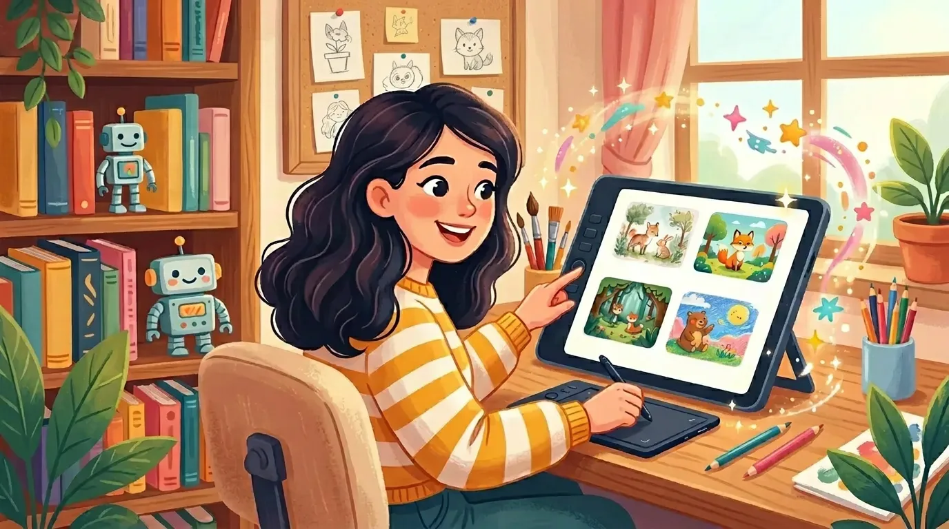 Die Magie der KI-Illustrationen: So entstehen die Bilder in deinem Kinderbuch