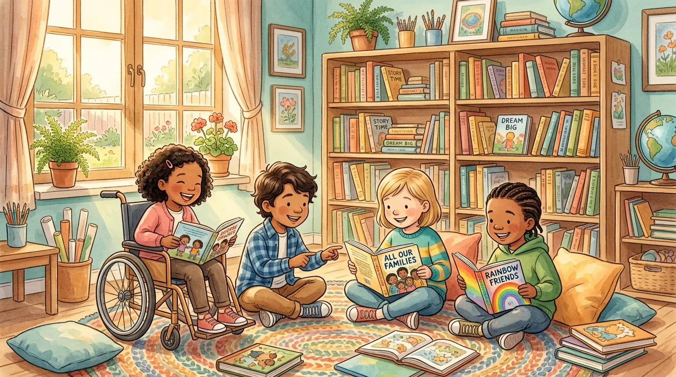 Diversität und Inklusion in Kinderbüchern: Warum Vielfalt im Bücherregal zählt
